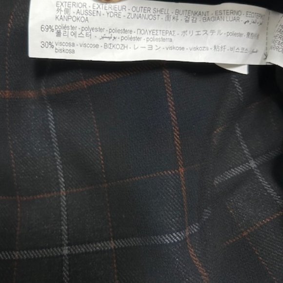 Zara Top Blue Sleeveless Shirt Pleated Plaid Asymmetric - Picture 9 of 9